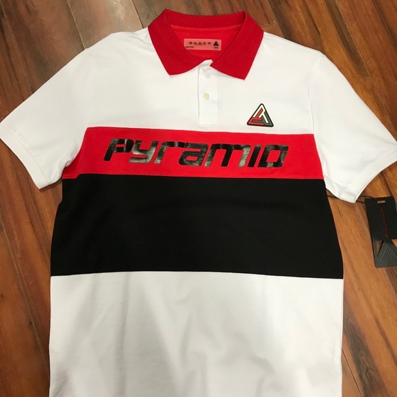 black pyramid polo
